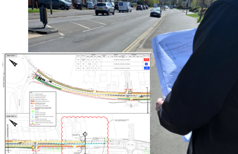 Tim's been having fortnightly meetings about the Birmingham Road for over a year, fighting to get the scheme back underway and completed ASAP